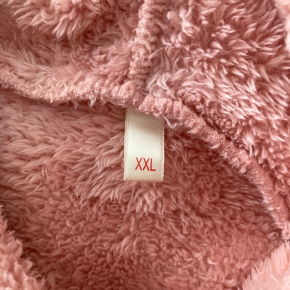 Teddy Soft Pink Hoodie with Teddy Ears. - Picture 8 of 9